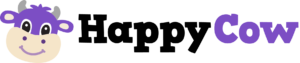 happycow logo head text