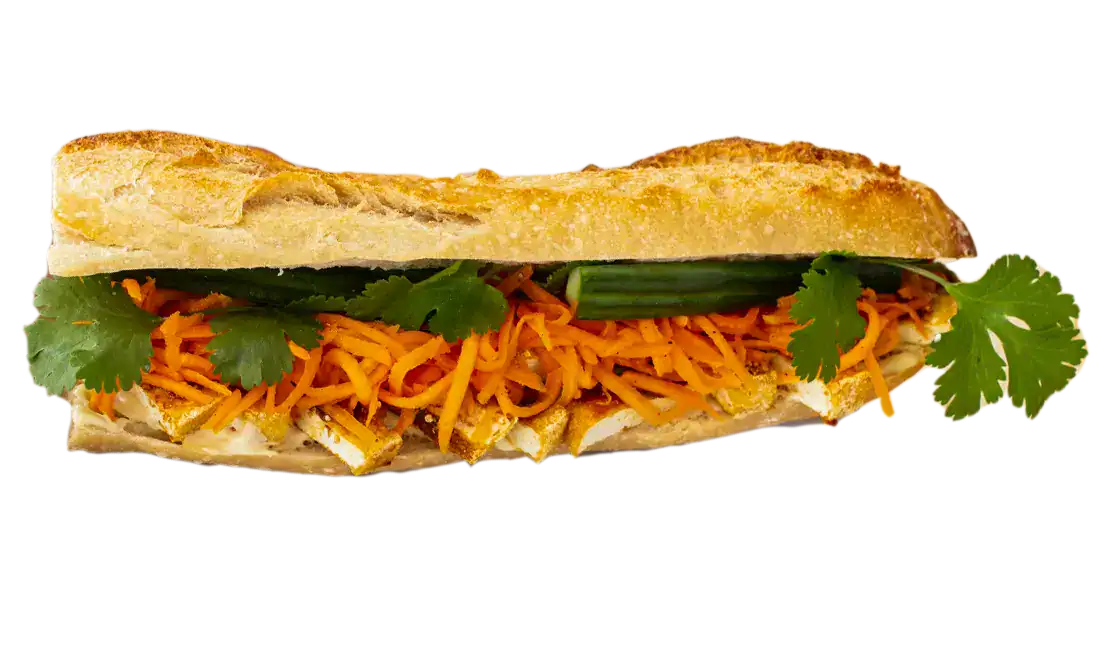 Banh mi végétarien daya hendaye street food